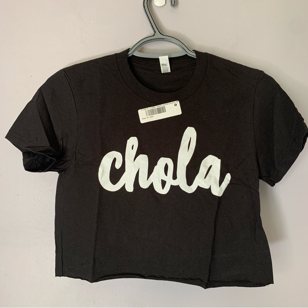 Los Angeles Apparel Cropped T-shirt Chola